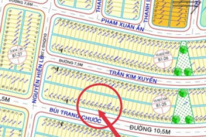 bán lô đất đường 10m5 đường bùi trang chước  gần nguyễn hiến lê