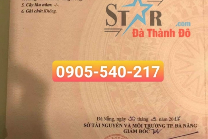 Bán lô đất đường CỒN DẦU 18, đối diện trường học, Hòa Xuân, Cẩm Lệ, ĐN