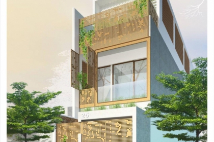Thiết kế công trình Phan Thiết House với lối kiến trúc hiện đại thoát khỏi sự ồn ào của cuộc sống