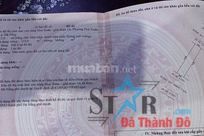 Hai mặt tiền trước sau Đinh văn Chấp và Hồ Phi Tích, B1.41