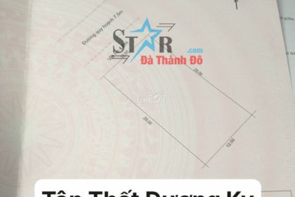 Bán lô Đất Biệt Thự Đường Tôn Thất Dương Kị, gần cầu Nguyễn Tri Phương, Hòa Xuân