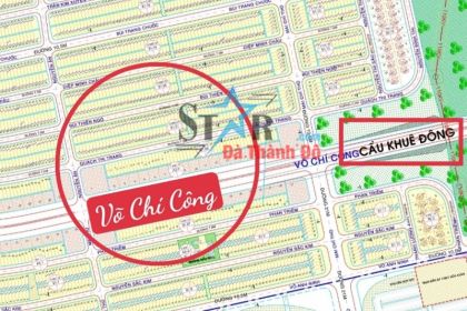 Bán lô đất mặt tiền đường Võ Chí Công ( Đường 2 làn 41m), Trục chính Khu Hòa Xuân, Cẩm Lệ, Đà Nẵng.