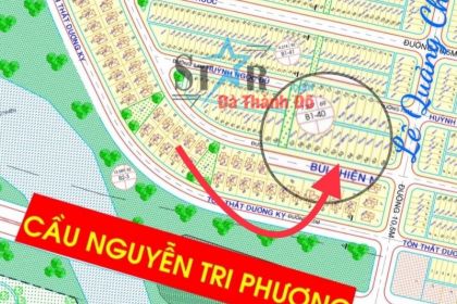 Bán lô đất đường Bùi Thiện Ngộ, đối diện biệt thự, ngay chân cầu Nguyễn Tri Phương.