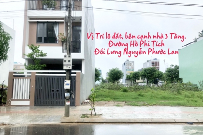 Cần bán đất đường Hồ Phi Tích thuộc Hoà Xuân, Cẩm Lệ, Đà Nẵng.