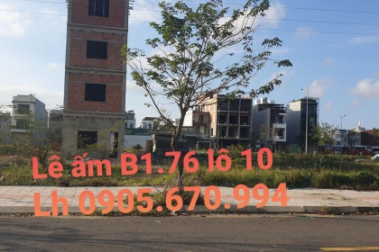 Bán đất đường Lê Ấm thuộc Hoà Xuân Mở rộng B1.76 lô 10 