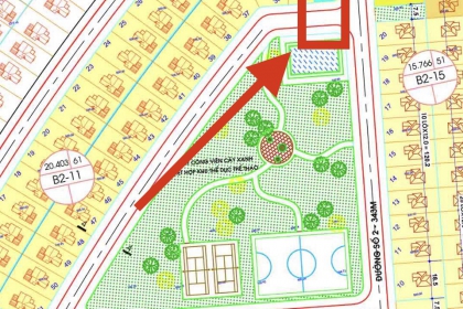 ​Cần bán lô đất biệt thự 2MT EURO VILLA2 đối diện công viên