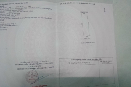 Tôi Cần bán lô đất số 276-Block 2.16 đường Dương Bá Cung