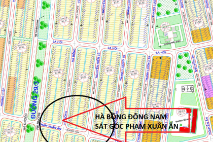 Bán lô đất đường Hà Bồng Hướng Đông nam