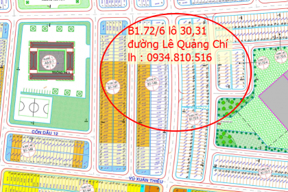 CẦN BÁN 2 LÔ ĐƯỜNG LÊ QUẢNG CHÍ 10M5 - HÒA XUÂN , CẢM LỆ , ĐÀ NẴNG . CẦN BÁN 2 LÔ ĐƯỜNG LÊ QUẢNG CHÍ 10M5 - HÒA XUÂN , CẢM LỆ , ĐÀ NẴNG .