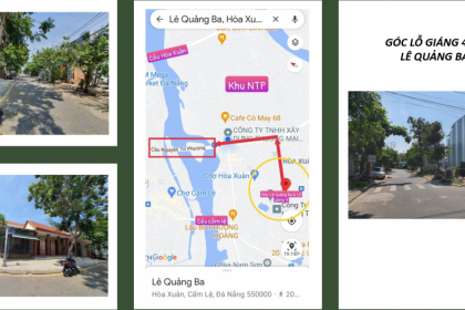 Chính chủ cần bán lô đất hai mặt tiền Lỗ Giáng 4 và Lê Quảng Ba, khu Nam Cầu Cẩm Lệ, Đà Nẵng. Chính chủ cần bán lô đất hai mặt tiền Lỗ Giáng 4 và Lê Quảng Ba, khu Nam Cầu Cẩm Lệ, Đà Nẵng.