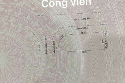 Bán đất 2 MT đối diện công Viên đường NGUYỄN LÝ - HOÀNG SÂM ( Chính chủ nhận cọc ) Bán đất 2 MT đối diện công Viên đường NGUYỄN LÝ - HOÀNG SÂM ( Chính chủ nhận cọc )
