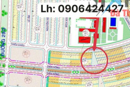 Bán lô đất đường THIỀU CHỬU - kẹp vệt cây xanh _ Hòa Xuân Bán lô đất đường THIỀU CHỬU - kẹp vệt cây xanh _ Hòa Xuân