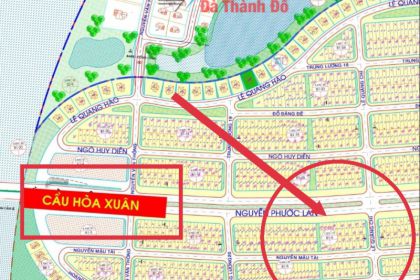 Bán lô đất đường Nguyễn Phước Lan( đường 2 làn 33m), Hòa Xuân Bán lô đất đường Nguyễn Phước Lan( đường 2 làn 33m), Hòa Xuân