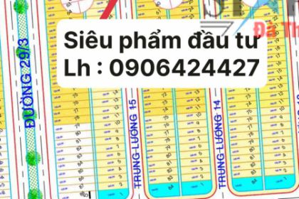 Bán đất đường Trung Lương 15- Hướng tây bắc sạch đẹp - giá đầu tư Bán đất đường Trung Lương 15- Hướng tây bắc sạch đẹp - giá đầu tư