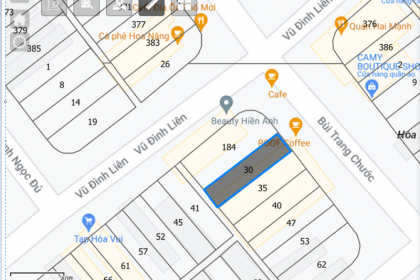 Cần bán lô đất đường 10m5 Bùi Trang Chước, Hòa Xuân, Cẩm Lệ, Đà Nẵng Cần bán lô đất đường 10m5 Bùi Trang Chước, Hòa Xuân, Cẩm Lệ, Đà Nẵng