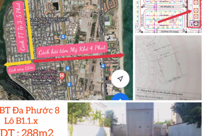 BÁN LÔ ĐẤT BIỆT THỰ KHU NAM VIỆT Á - MẶT TIỀN ĐA PHƯỚC 8 - KHUÊ MỸ - NGŨ HÀNH SƠN BÁN LÔ ĐẤT BIỆT THỰ KHU NAM VIỆT Á - MẶT TIỀN ĐA PHƯỚC 8 - KHUÊ MỸ - NGŨ HÀNH SƠN