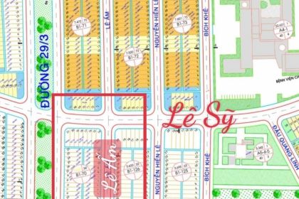 Bán lô đất đường Lê Ấm, Hòa Xuân, Cẩm Lệ, Đà Nẵng Bán lô đất đường Lê Ấm, Hòa Xuân, Cẩm Lệ, Đà Nẵng