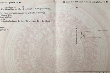 Chính chủ gởi bán lô đất đường Đống Công Trường - 117,5m2 - hướng tây sạch đẹp- Hòa Xuân Chính chủ gởi bán lô đất đường Đống Công Trường - 117,5m2 - hướng tây sạch đẹp- Hòa Xuân