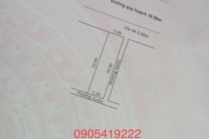 Còn lô duy nhất kẹp cống 1m đường Bùi Trang Chước, đường thông - phường Hòa Xuân - Đà Nẵng Còn lô duy nhất kẹp cống 1m đường Bùi Trang Chước, đường thông - phường Hòa Xuân - Đà Nẵng