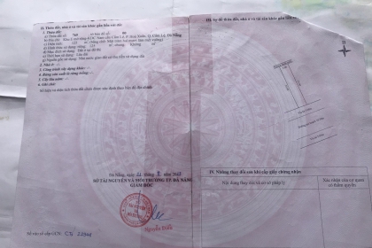 Mình Bán nhanh lô đất đường Dương Loan B2.15 đối diện cổng chính sân vận động Hoà Xuân Mình Bán nhanh lô đất đường Dương Loan B2.15 đối diện cổng chính sân vận động Hoà Xuân