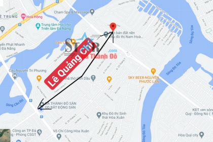 Bán đất đường 10m5 Lê Quảng Chí, Hòa Xuân Bán đất đường 10m5 Lê Quảng Chí, Hòa Xuân