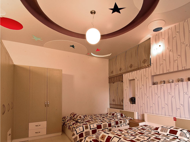 Thiết kế khu chức năng liên thông kết hợp màu sắc ấn tượng sẽ tăng tính đa năng và trẻ trung cho không gian sống thiết kế nhà ở hợp phong thủy