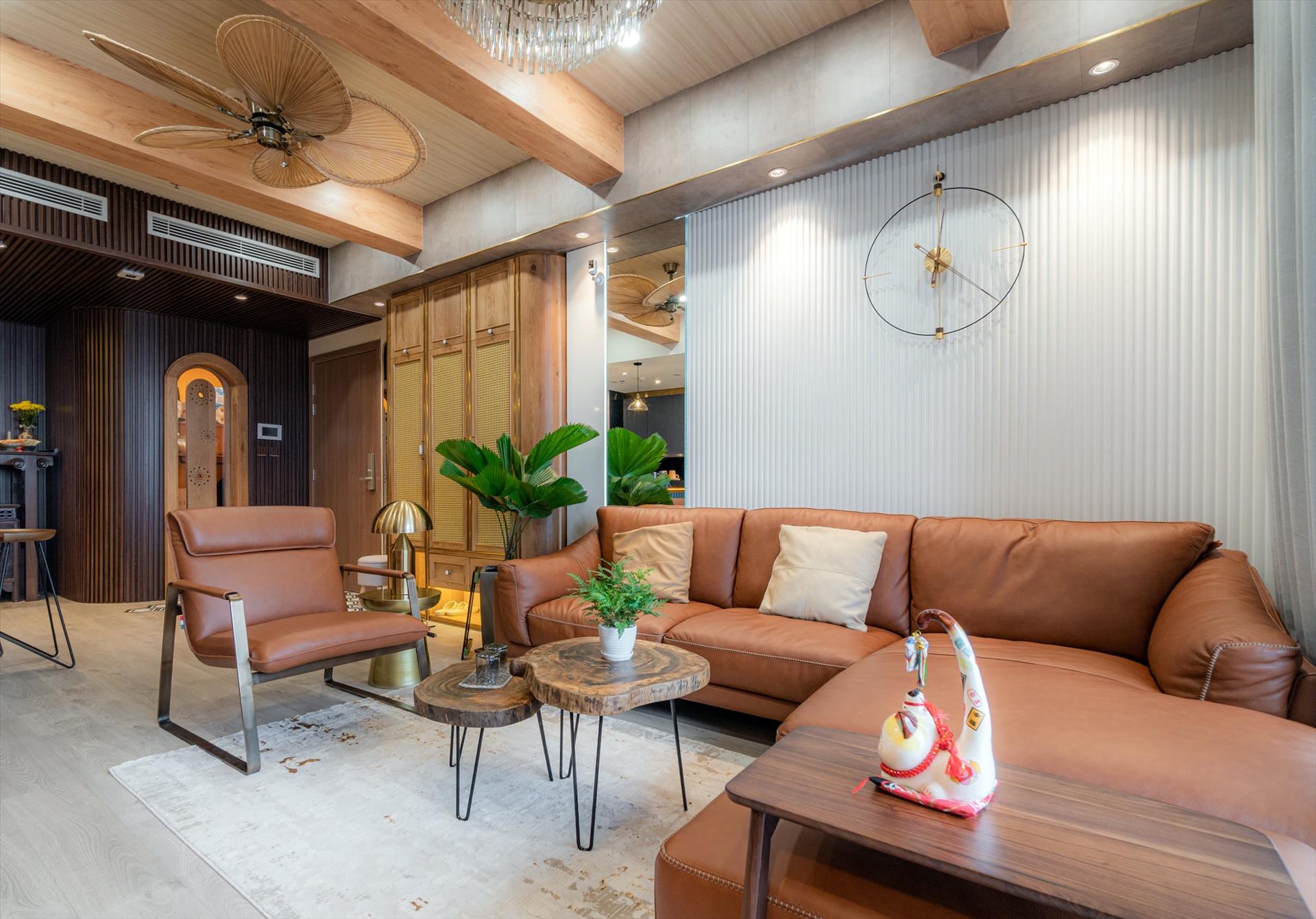 3 phong cách kết hợp trong một căn hộ xanh cổ vịt độc lạ